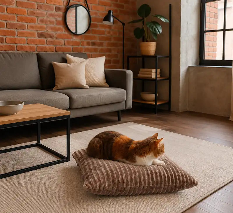 Coussin-XL-dodo-pour-chat-velours-cotele-taupe-france-homycat-design-decoration-style-industriel