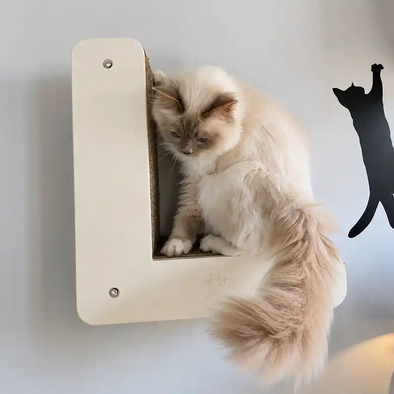 Lettre griffoir mural pour chat au choix (A à Z)
