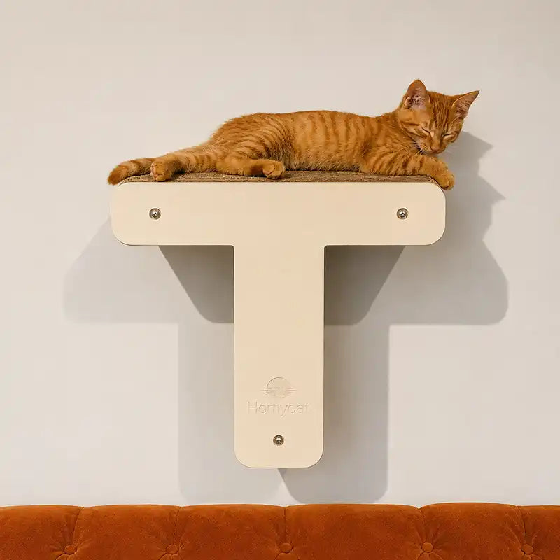Lettre griffoir mural pour chat au choix (A à Z)