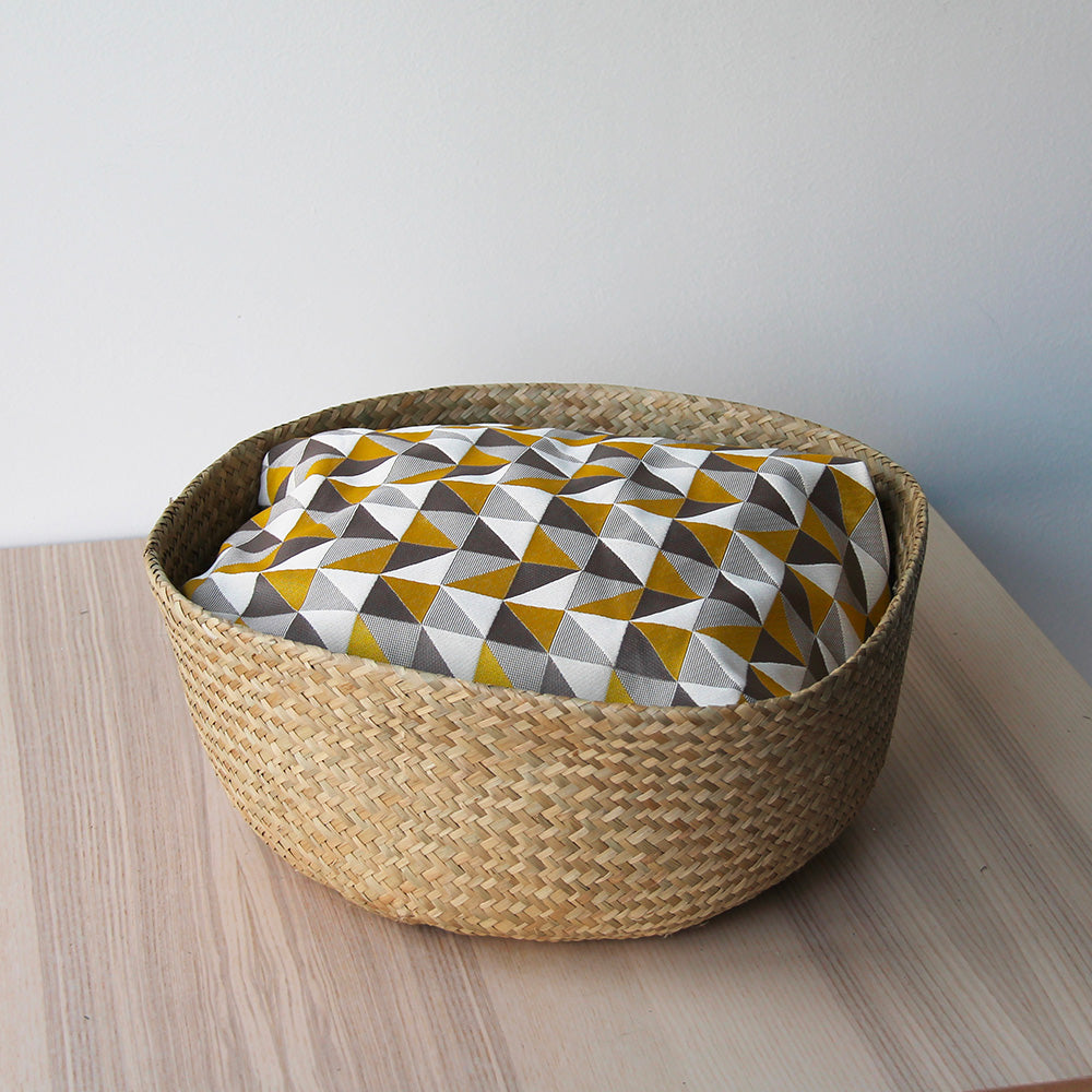 Pack : Panier Naturel + Coussin