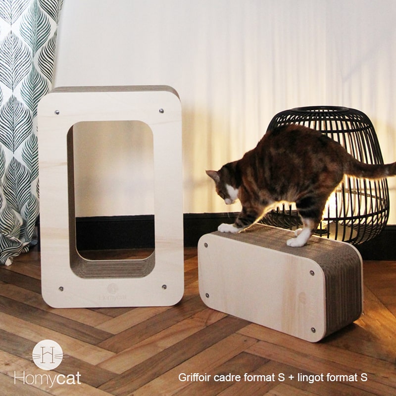grattoir-cadre-lingot-pack-chat-carton-bois-homycat